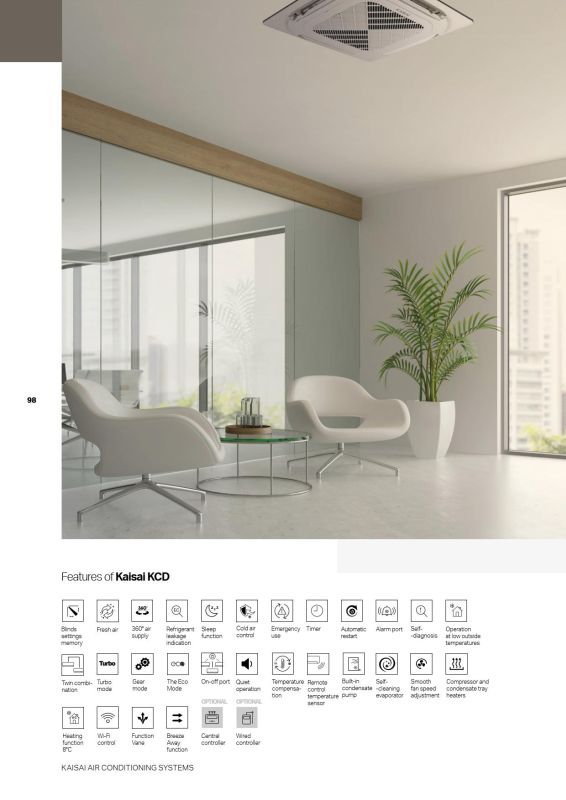 Klimatizace kazetová KCA 5,3kW